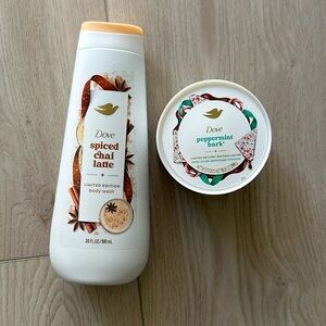 New holidays dove limited edition treats body wash scrub. Great stocking stuffer